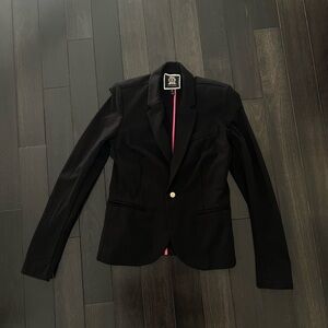 Juicy Couture Black Blazer with Pink Accent